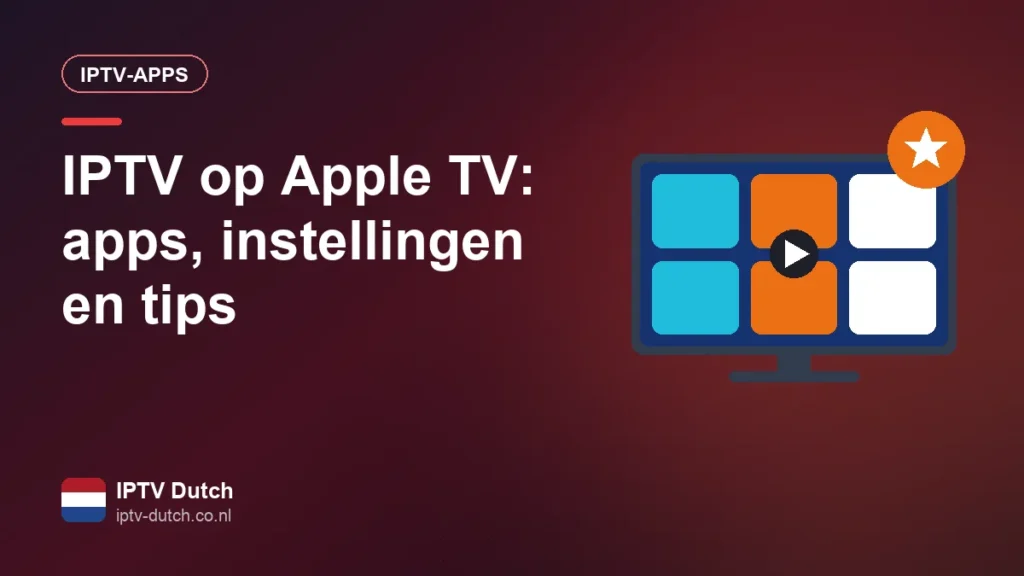 IPTV-app op Apple TV met de Siri Remote